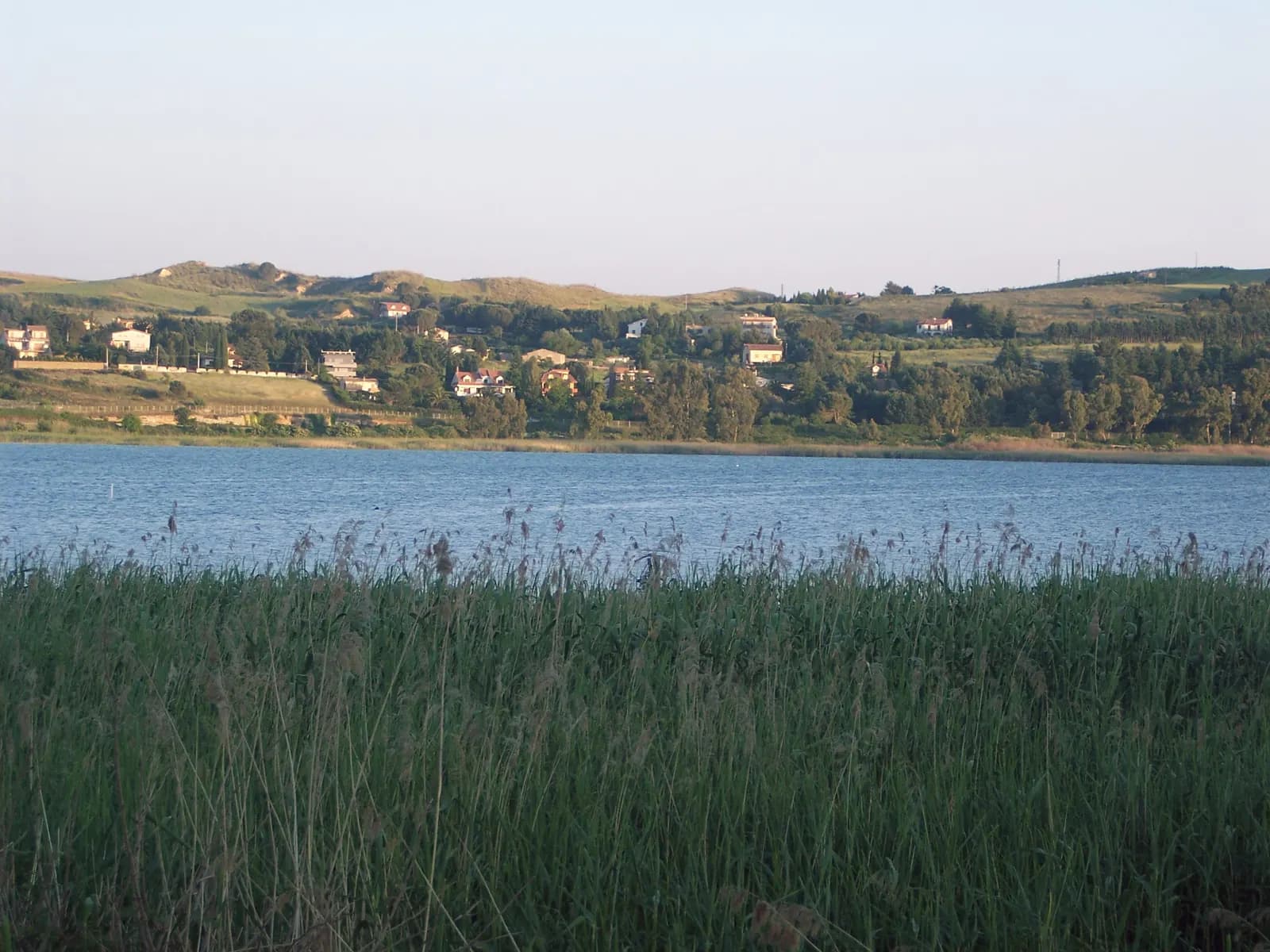 Il Lago di Pergusa dalla riva