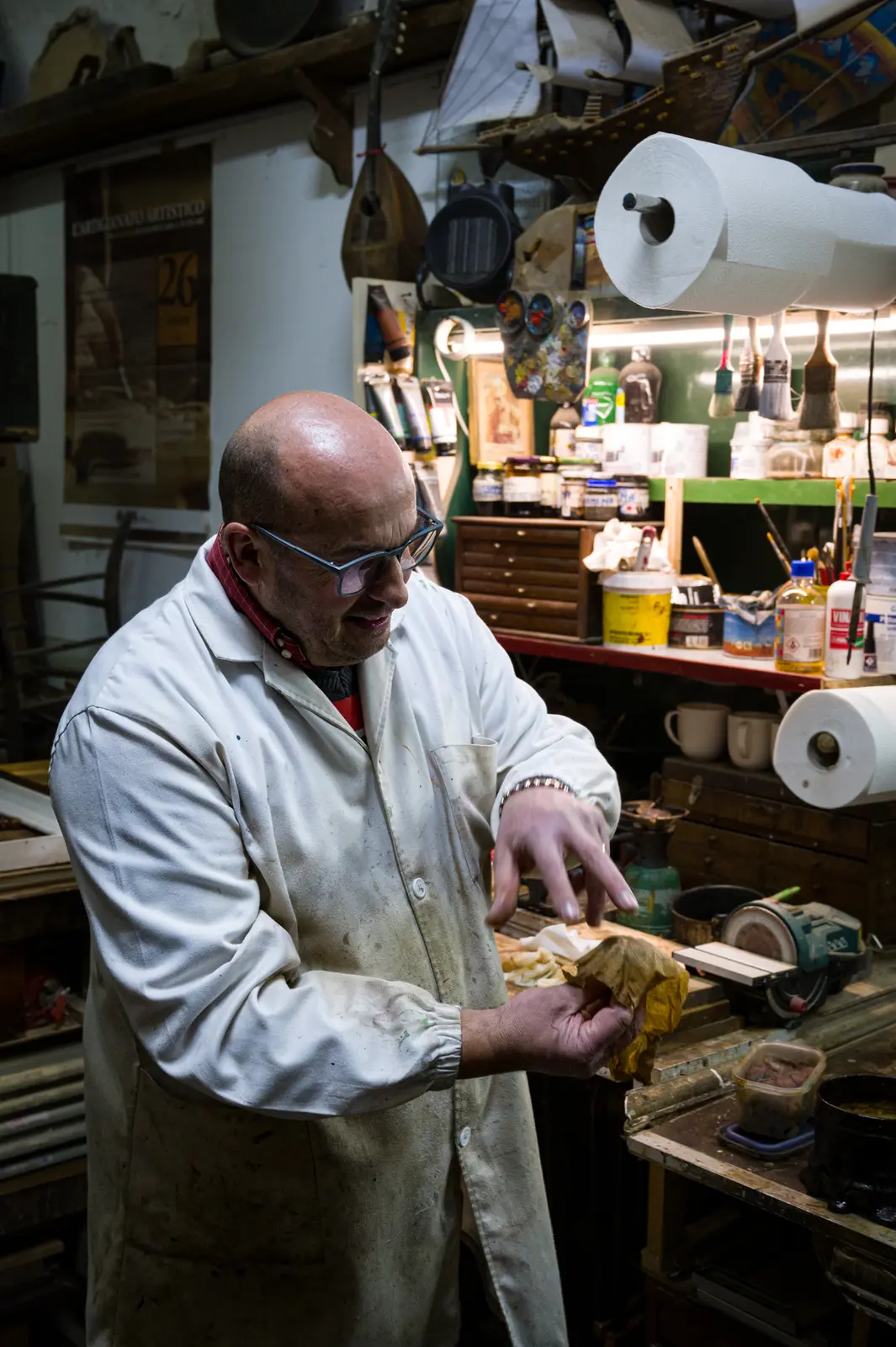 Restauratore per un giorno: verniciatura del '700 · 4