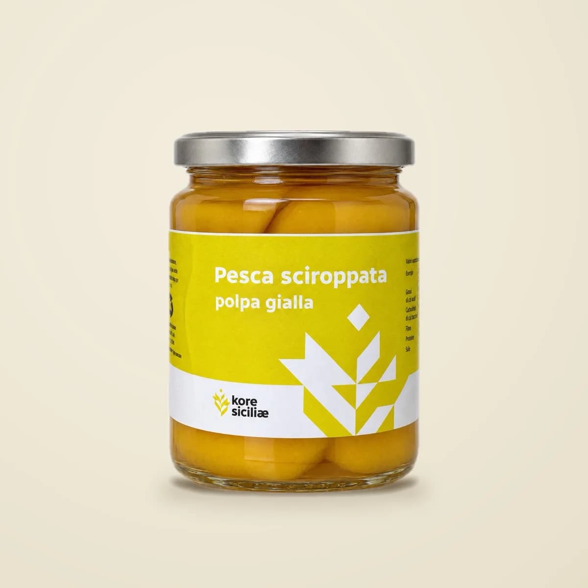Pesche sciroppate (polpa gialla) 300 g