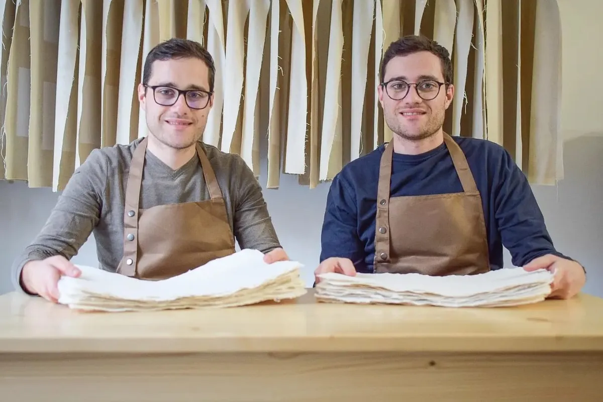Handmade paper, the way it used to be made