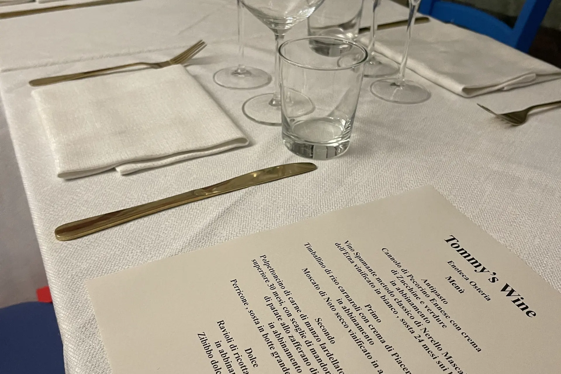 Tommy's Wine: Cibo & Vino, matrimonio d'amore