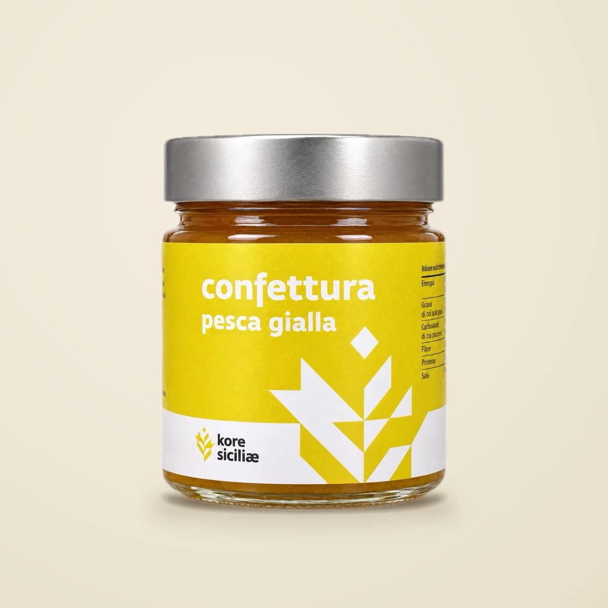 Confettura di Pesca di Leonforte (polpa gialla) 250 g